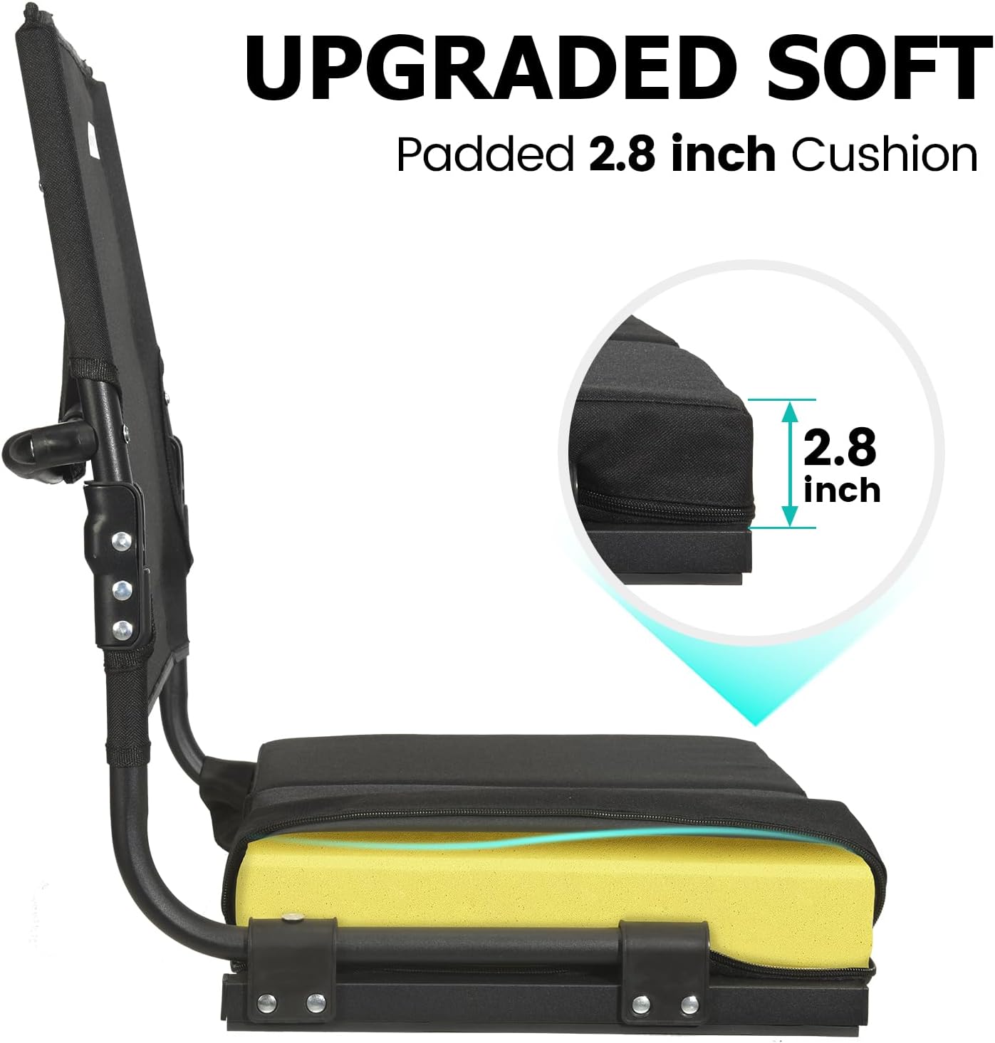 Thumbnail 2 de behairity Portable Stadium Seat with High Back 🎯