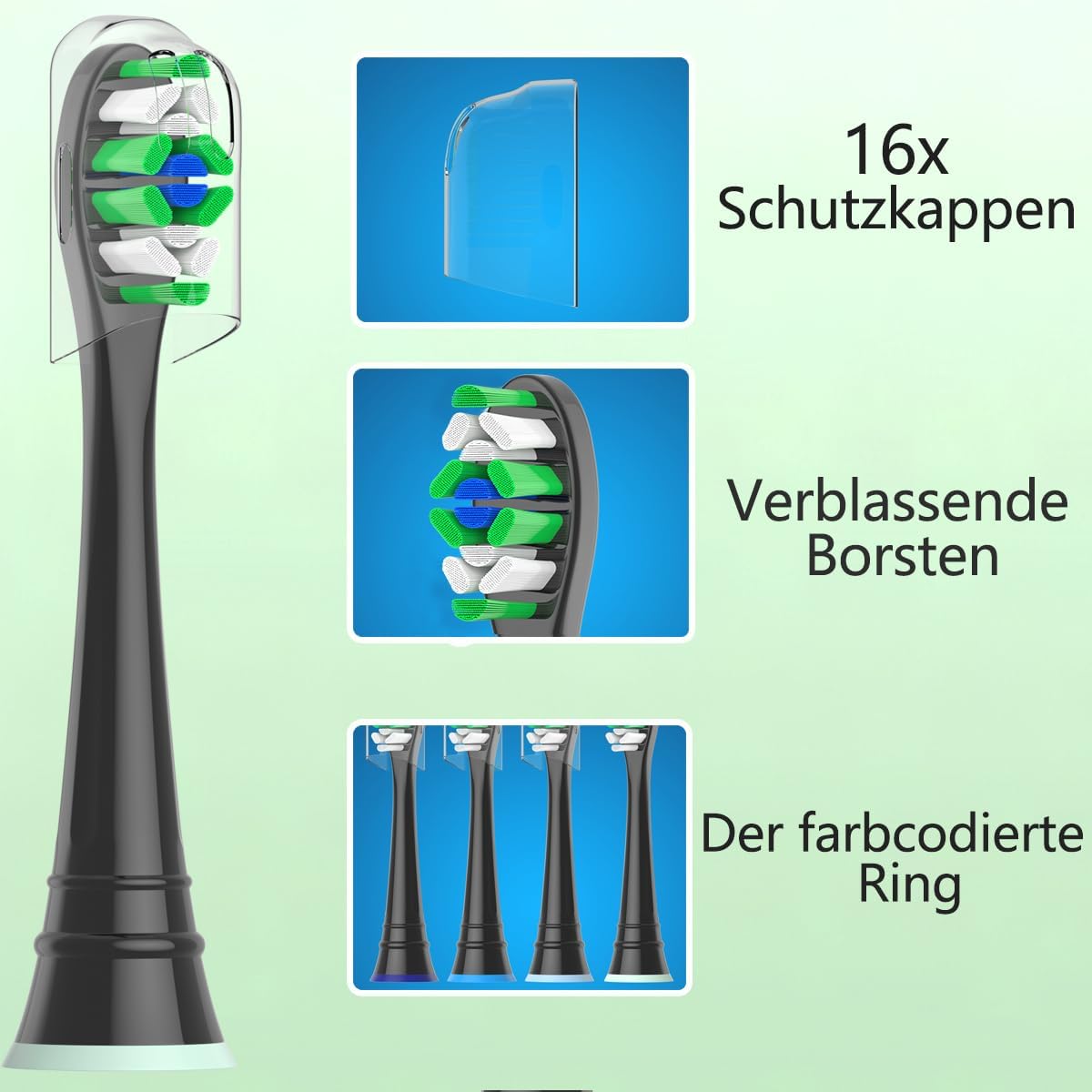 Thumbnail 4 de Qitizu Sonicare Ersatzbürsten 8er Set