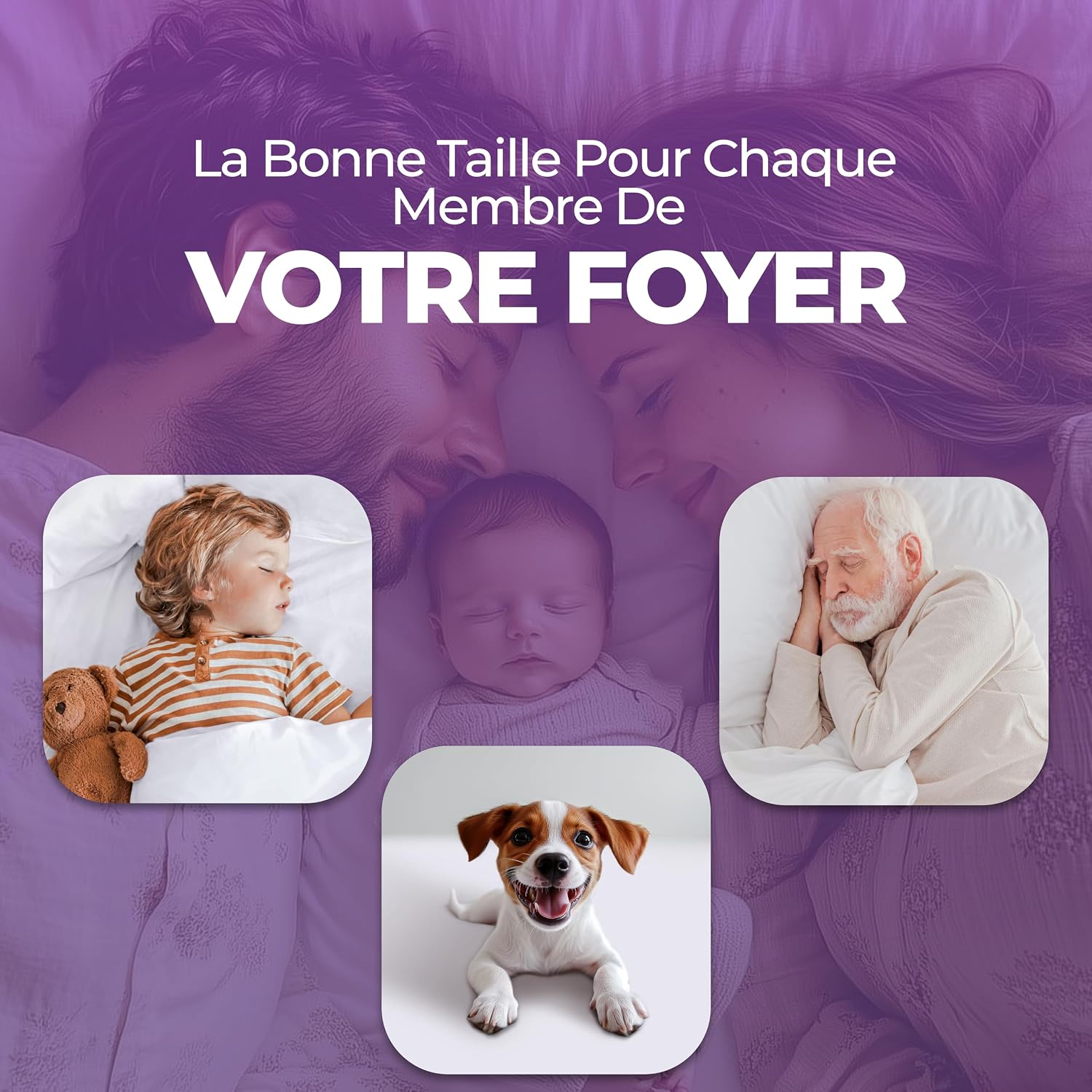 Thumbnail 3 de Housse de matelas imperméable 180 x 200 x 20 cm Utopia Bedding, avec fermeture éclair (certifiée Oeko-TEX)