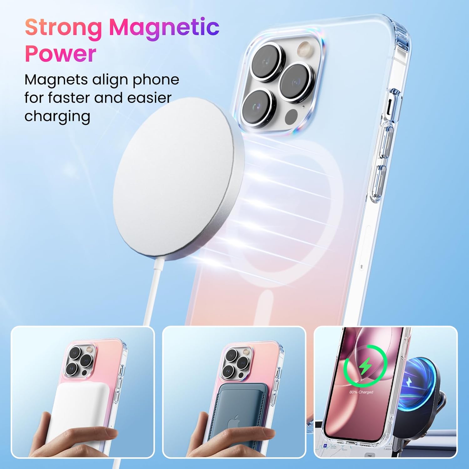 Detalle 2 de ORNARTO iPhone 13 Pro MagSafe Case 6.1 inch