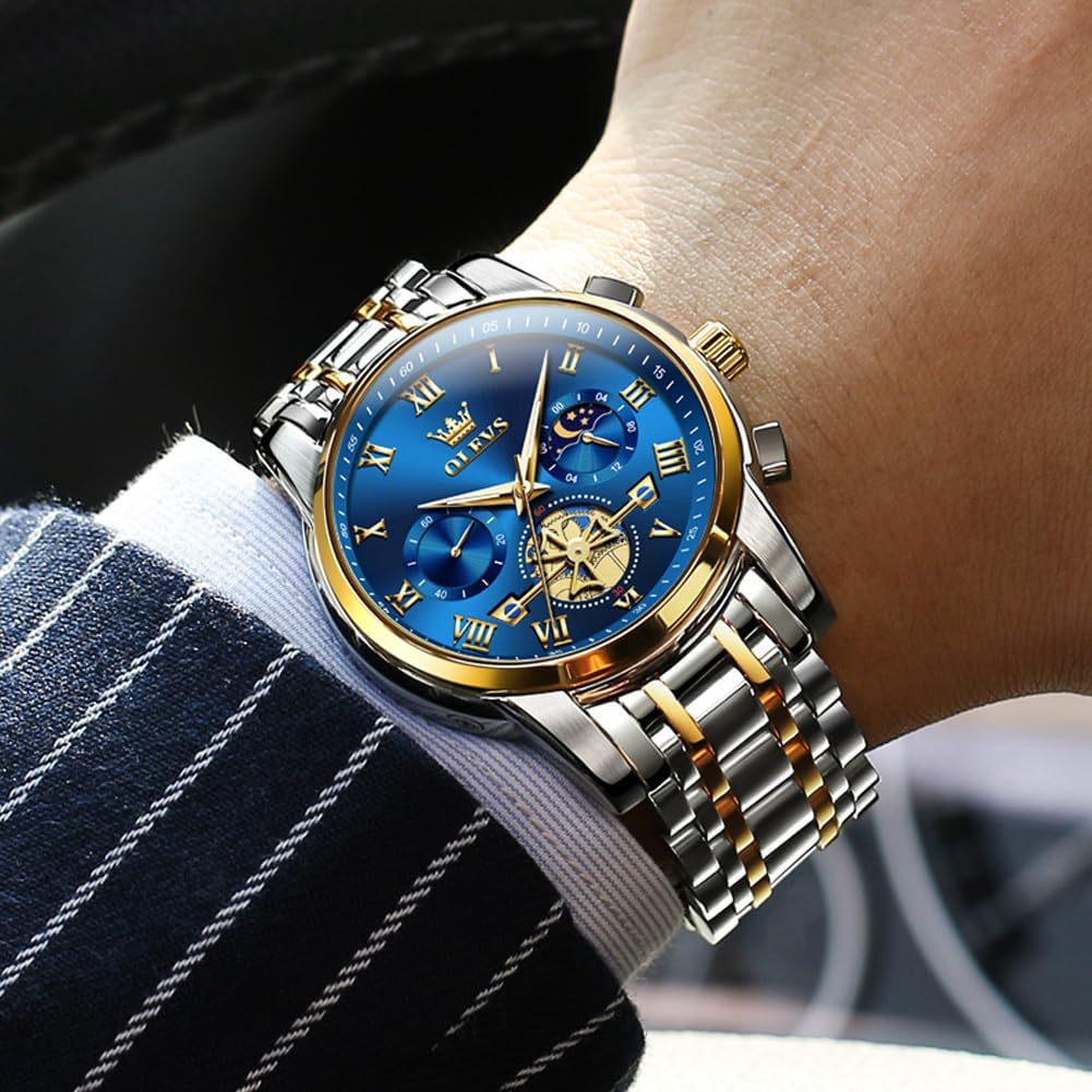 Detalle 2 de OLEVS Quarzuhr 42 mm Herren