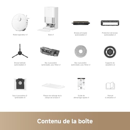 Thumbnail 11 de DREAME L40 Ultra A : robot aspirateur et laveur à bascule des serpillières et vidage automatique