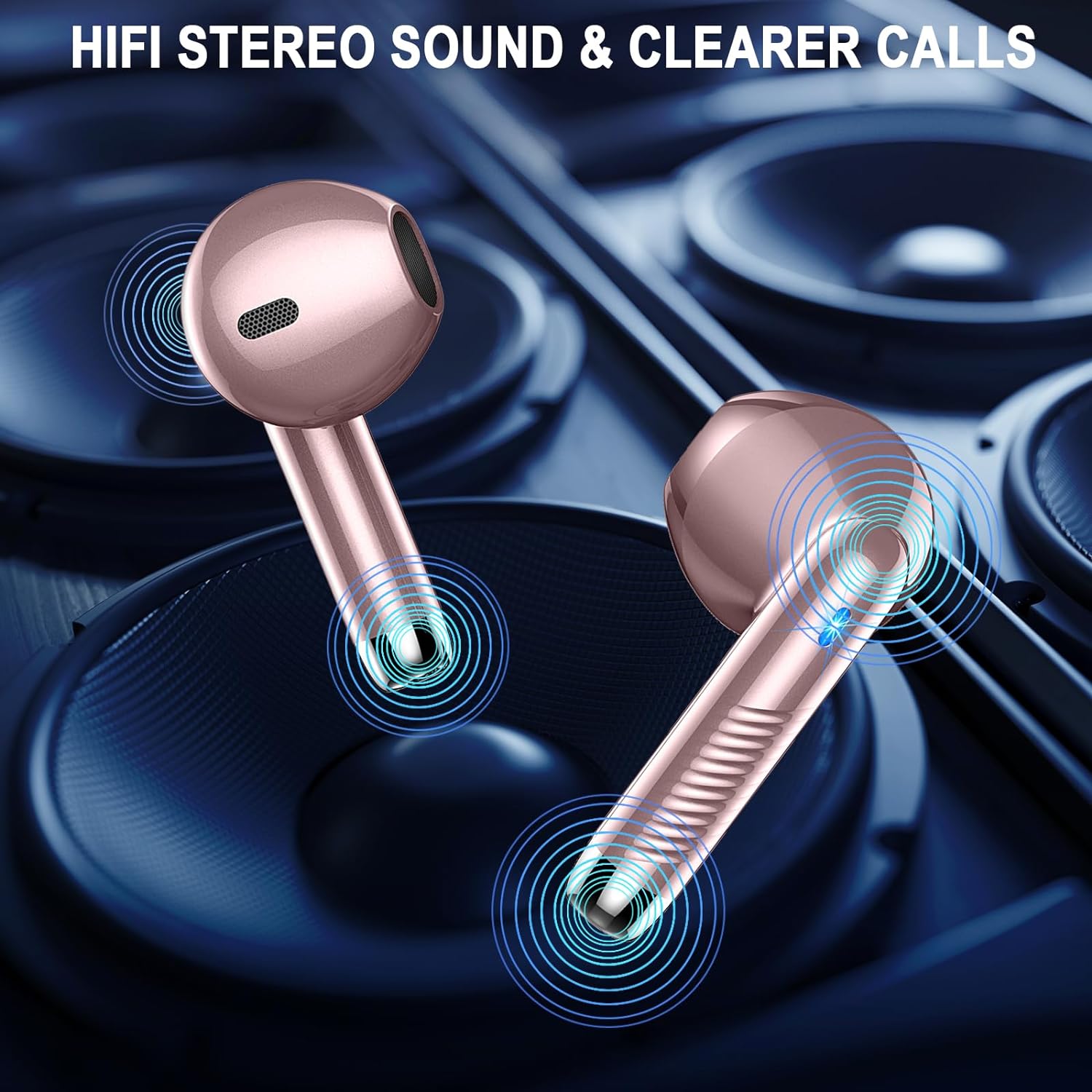 Detalle de Wireless earbuds with Bluetooth 5.4