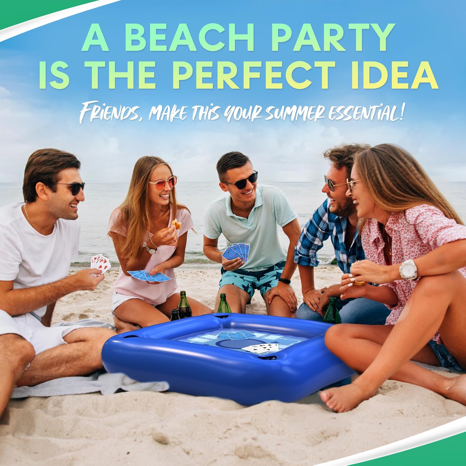 Thumbnail 2 de DIMROM Floating Table for Pool with Cup Holders