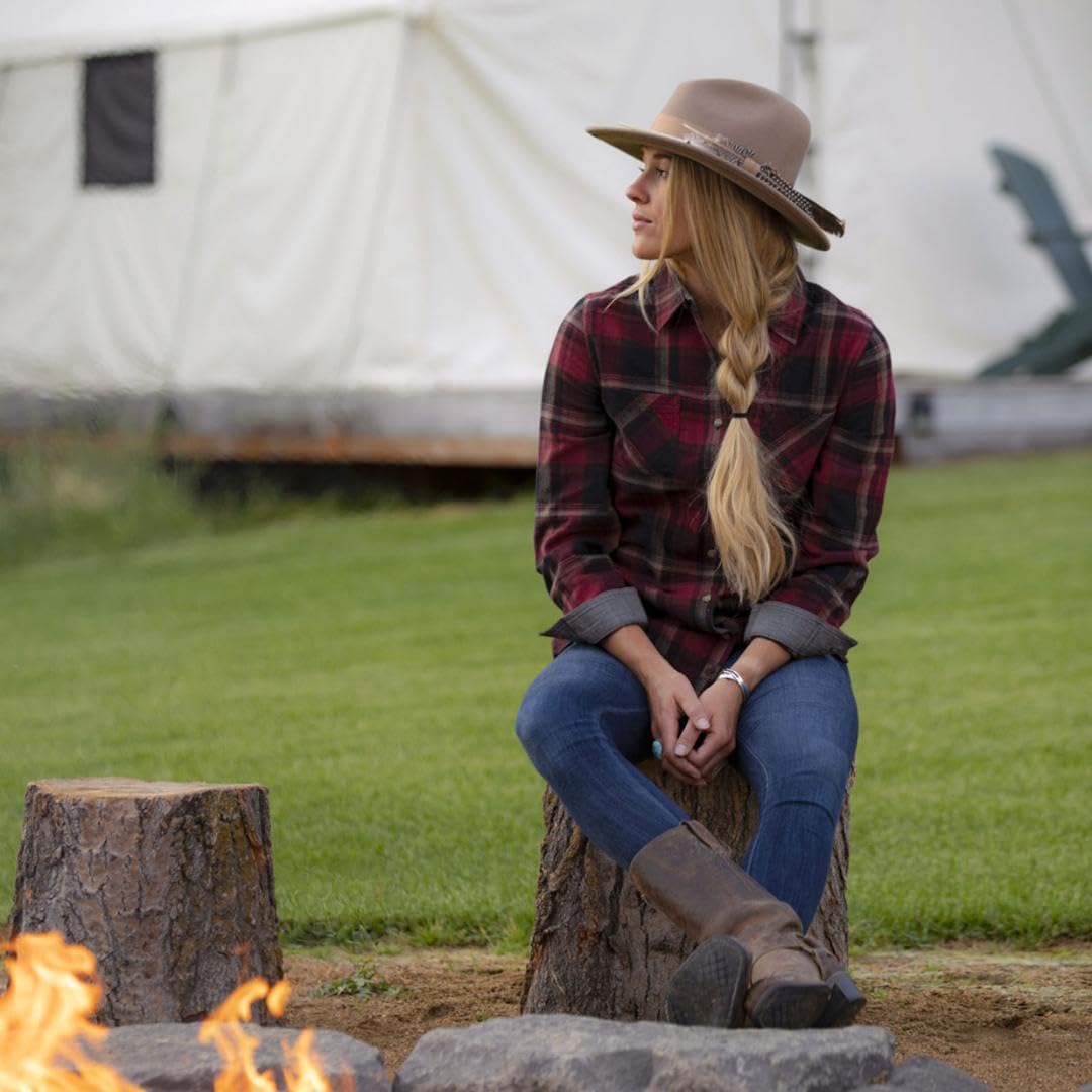 Detalle de Legendary Whitetails Cottage Escape Flannel – damska koszula bawełniana z długim rękawem