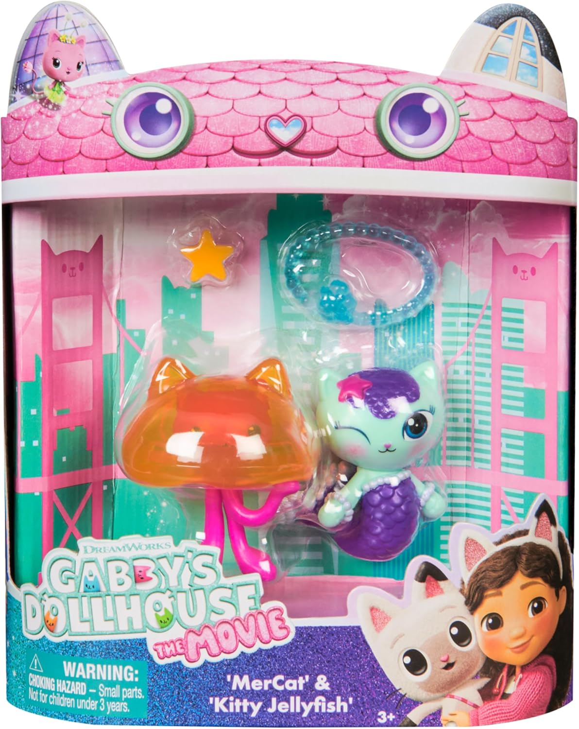 Thumbnail 1 de DREAMWORKS GABBY'S DOLLHOUSE Movie2PackFigAqrm figura 1 unidad