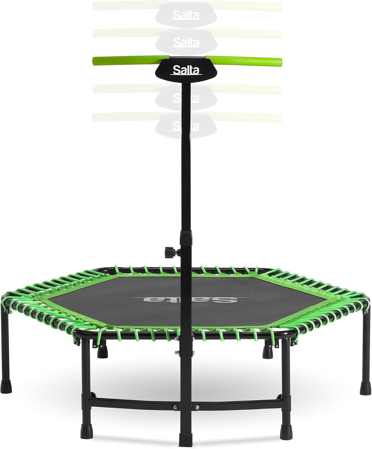 Detalle de Salta trampolina fitness sześciokątna 128 cm z regulowanym uchwytem