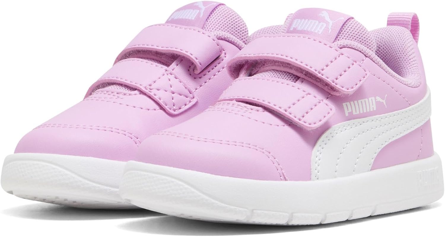 Detalle 2 de PUMA Kids Courtflex V2 V Inf Scarpe da ginnastica – Peacoat / High Risk Red, 25 EU