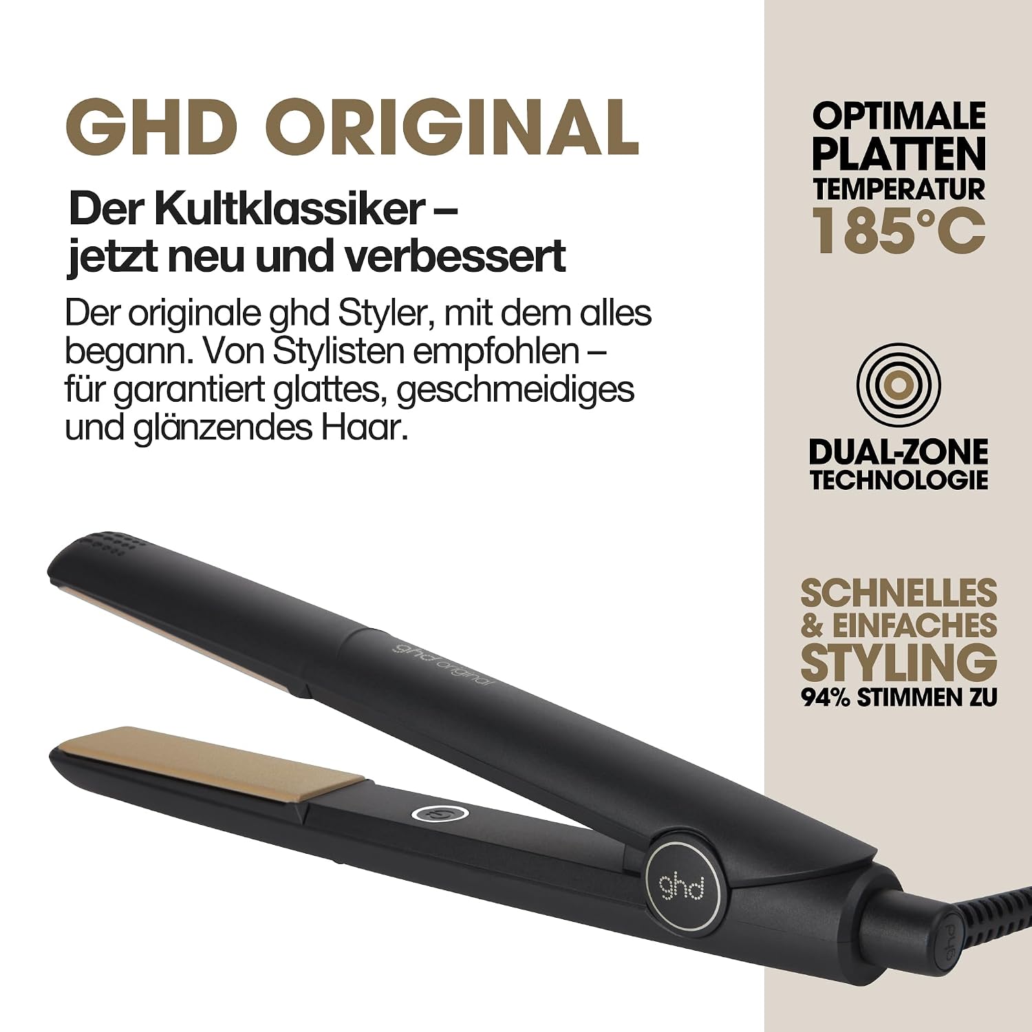 Detalle 2 de ghd original Glätteisen mit 24 mm Platten