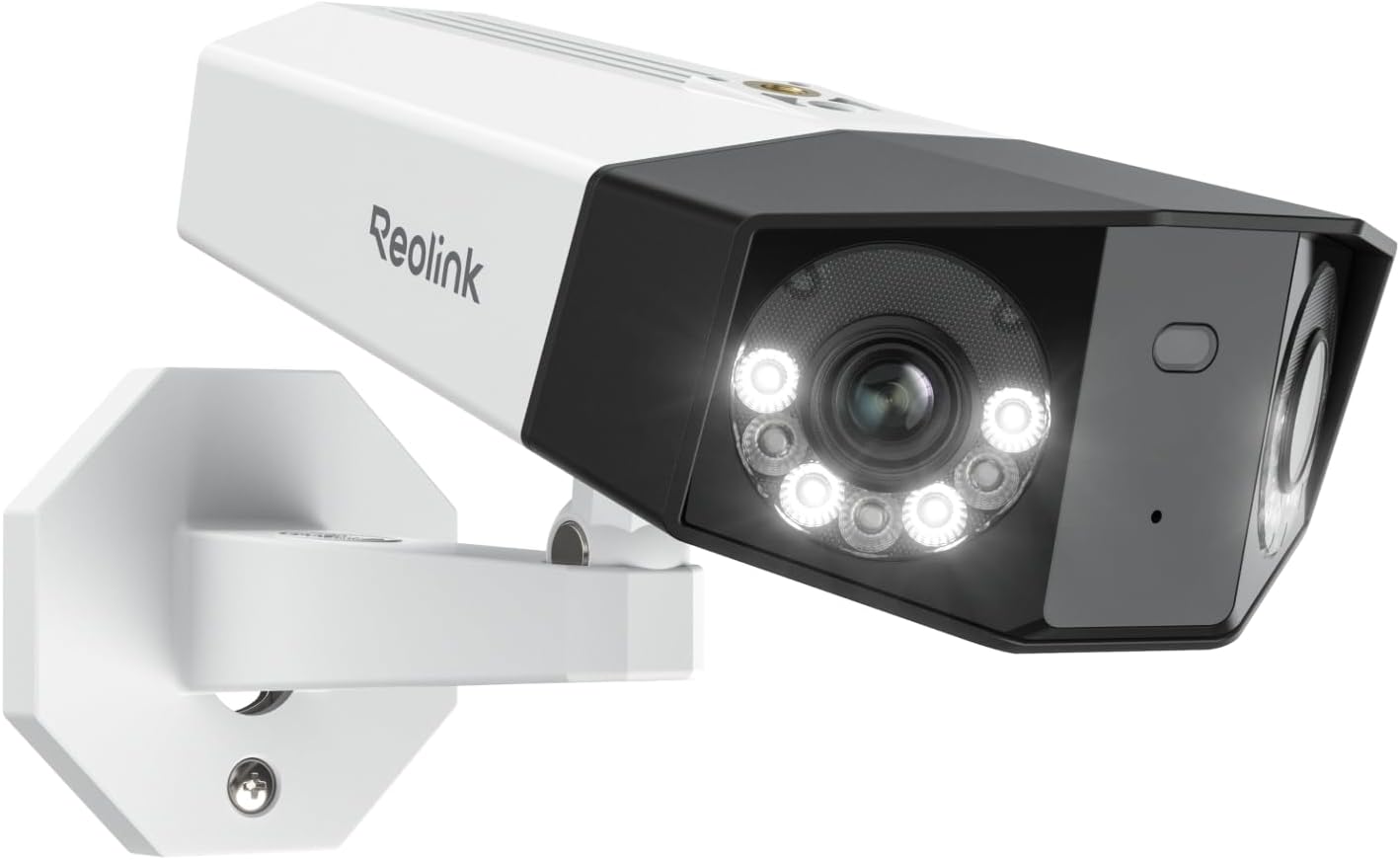 Detalle de Reolink PoE 4K Telecamera Esterno a Doppio Obiettivo – Duo 2 PoE, 180° e rilevamento intelligente