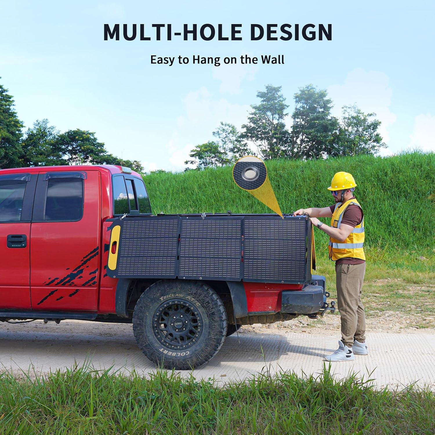 Thumbnail 6 de VTOMAN VS110 110W Portable Solar Panel: Foldable, IP67, 23% Efficient for Outdoor Power Needs