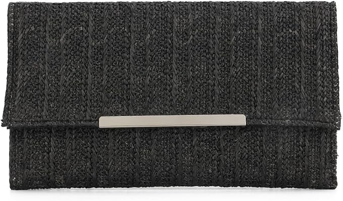 Detalle de EVEOUT Clutch de Paja Mujer Bolso de Fiesta y Playa