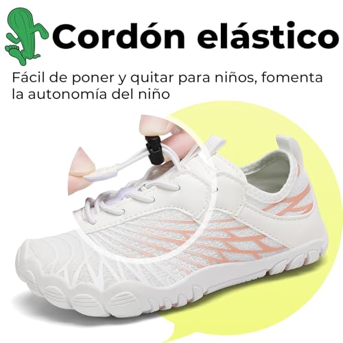 Detalle de SAGUARO Escarpines Niño Barefoot Secado Rápido – Zapatillas de Agua para Playa y Piscina (29 EU)