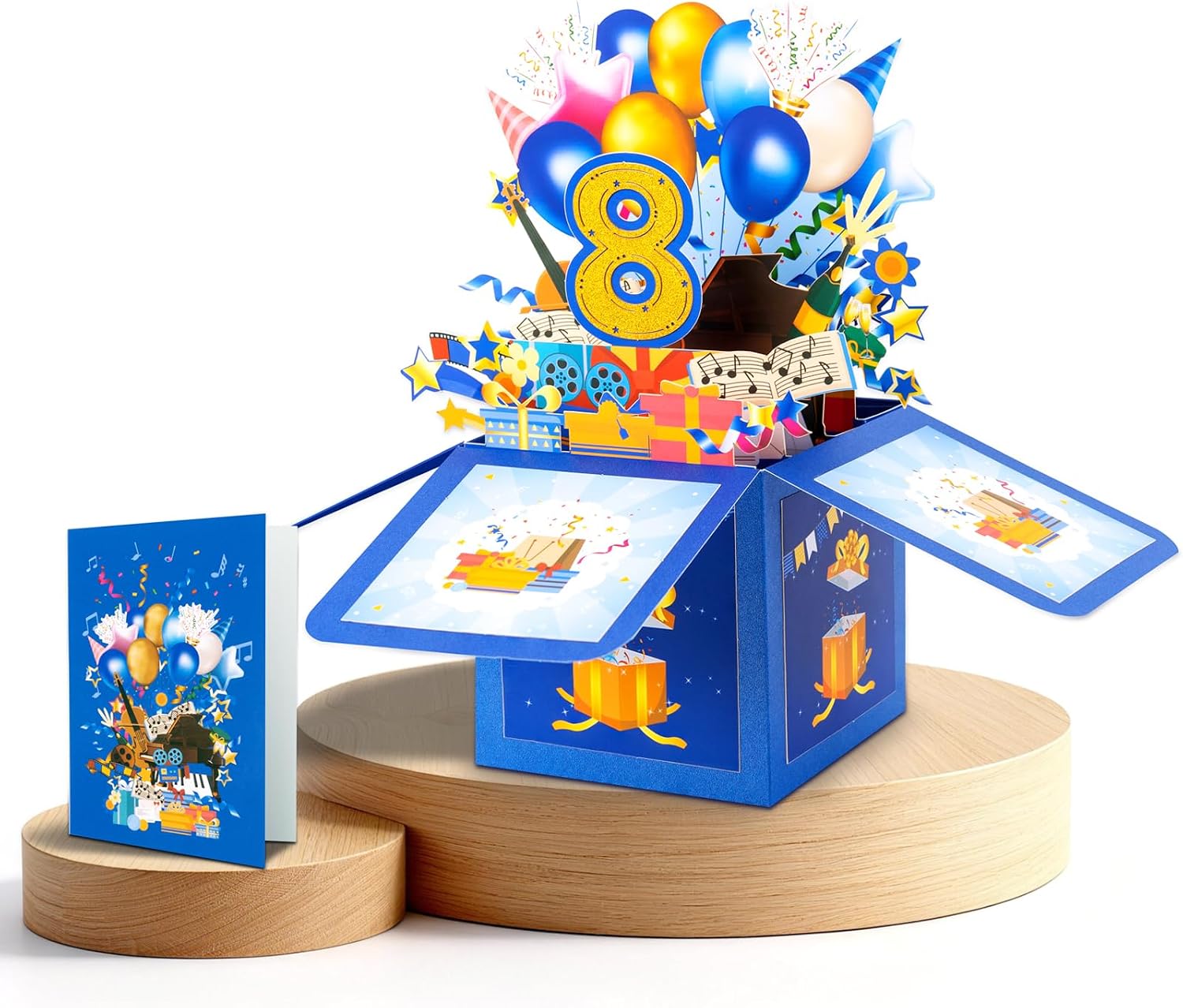 Thumbnail 6 de QZHIWLP 9th Birthday Pop-Up Card