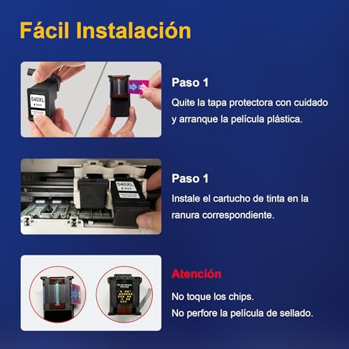 Thumbnail 5 de ColorKing Cartuchos de Tinta PG-540XL CL-541XL compatibles para Canon Pixma (1 Negro + 1 Tricolor)