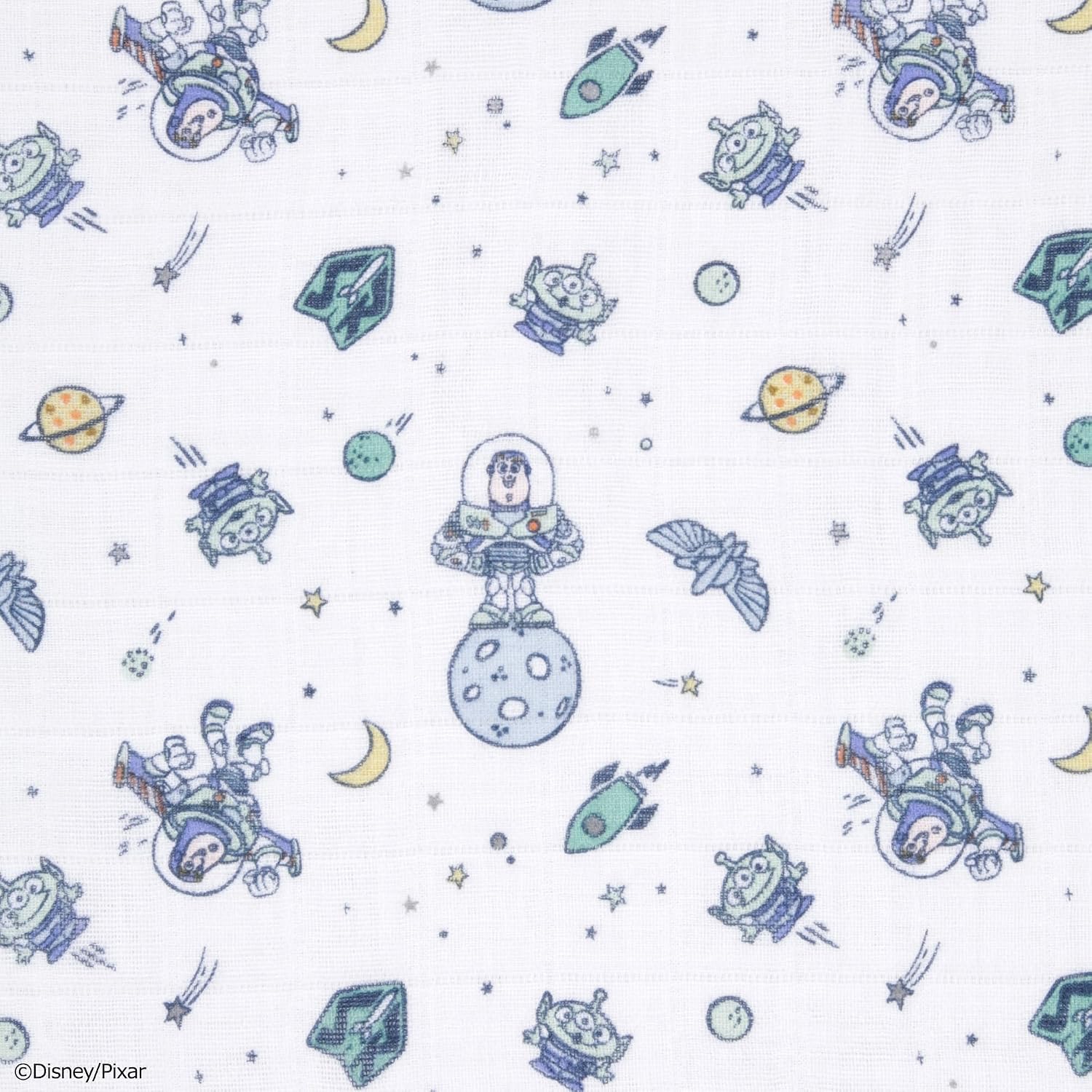 Detalle de aden + anais WCADABDAWCC30012DI ウォッシュクロス 3枚セット トイ・ストーリー柄、モスリンコットン、30×30cm