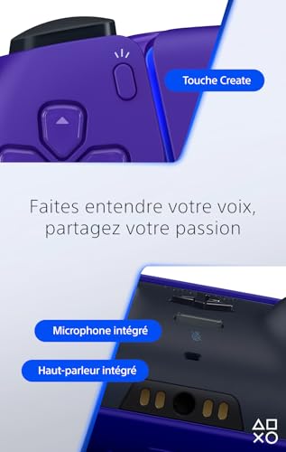 Detalle de Manette DualSense sans fil Galactic Purple – Sony/PlayStation 5