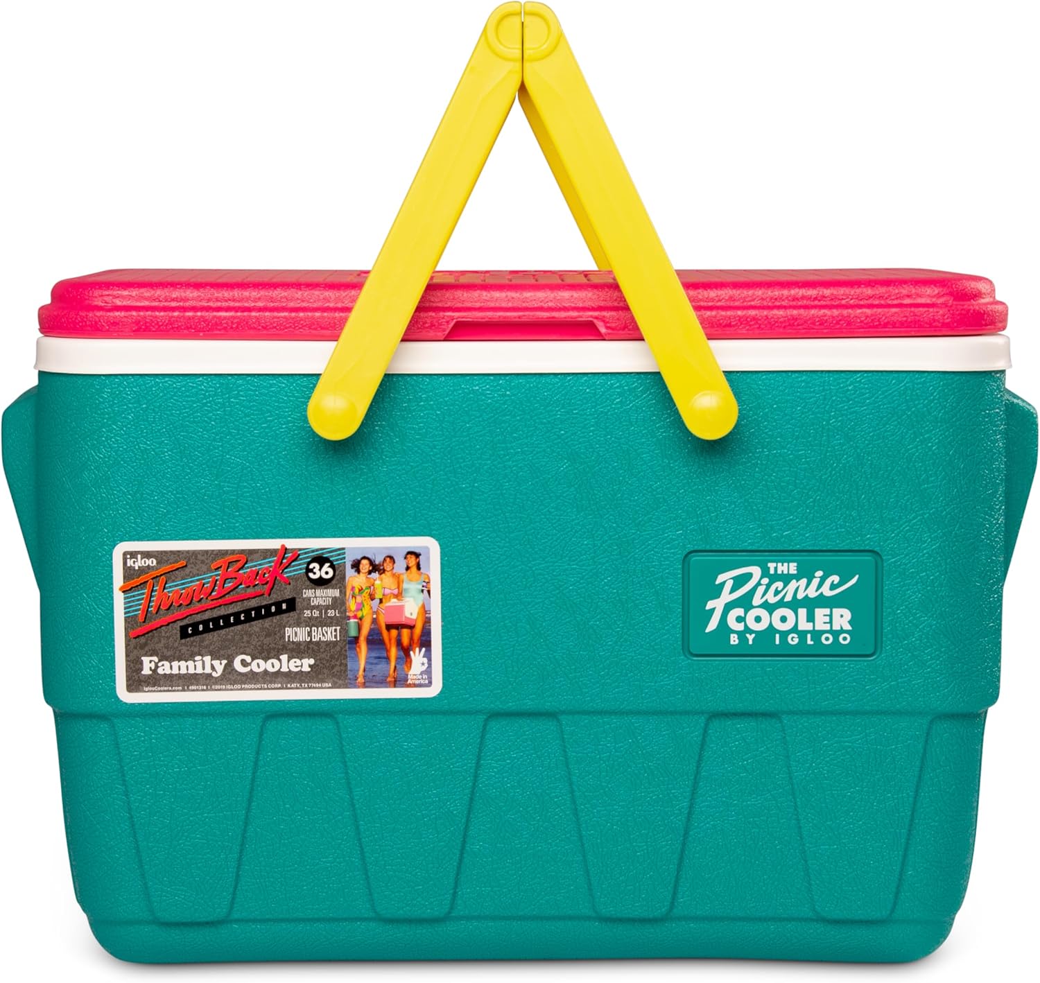 Thumbnail 1 de IGLOO Retro Jade 25 Qt Pranzo Picnic Basket Cooler