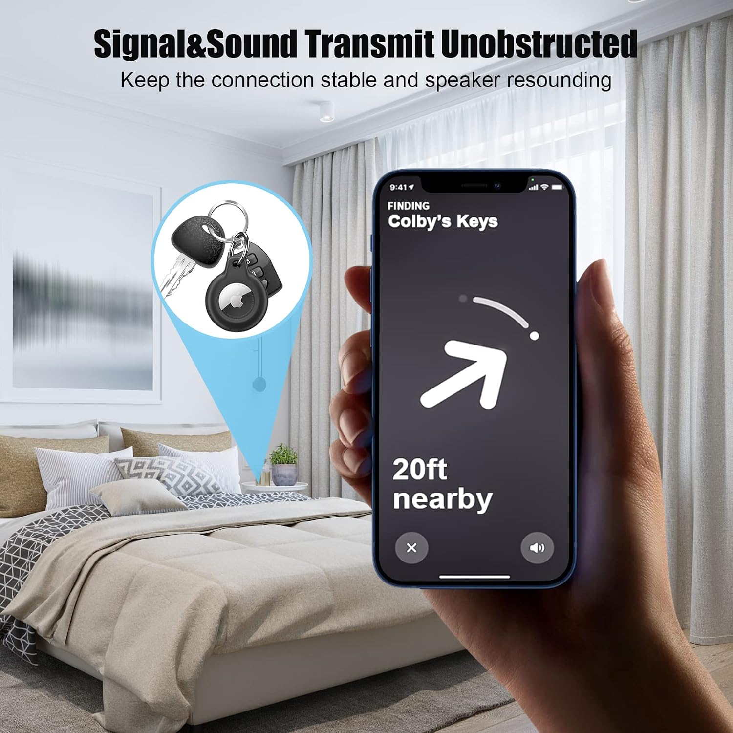 Thumbnail 5 de Supfine Airtag Holder Waterproof 2-Pack