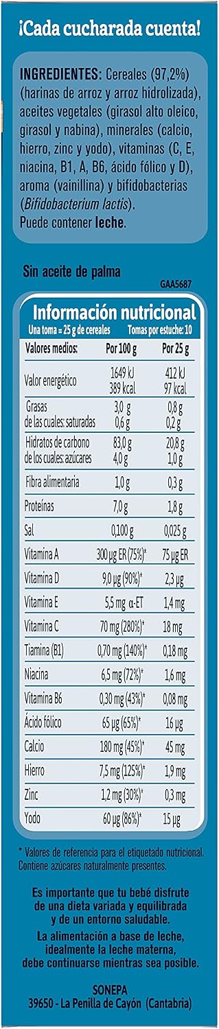 Thumbnail 4 de GERBER Crema de Arroz Sin Gluten para Bebés 🍚 9x250g