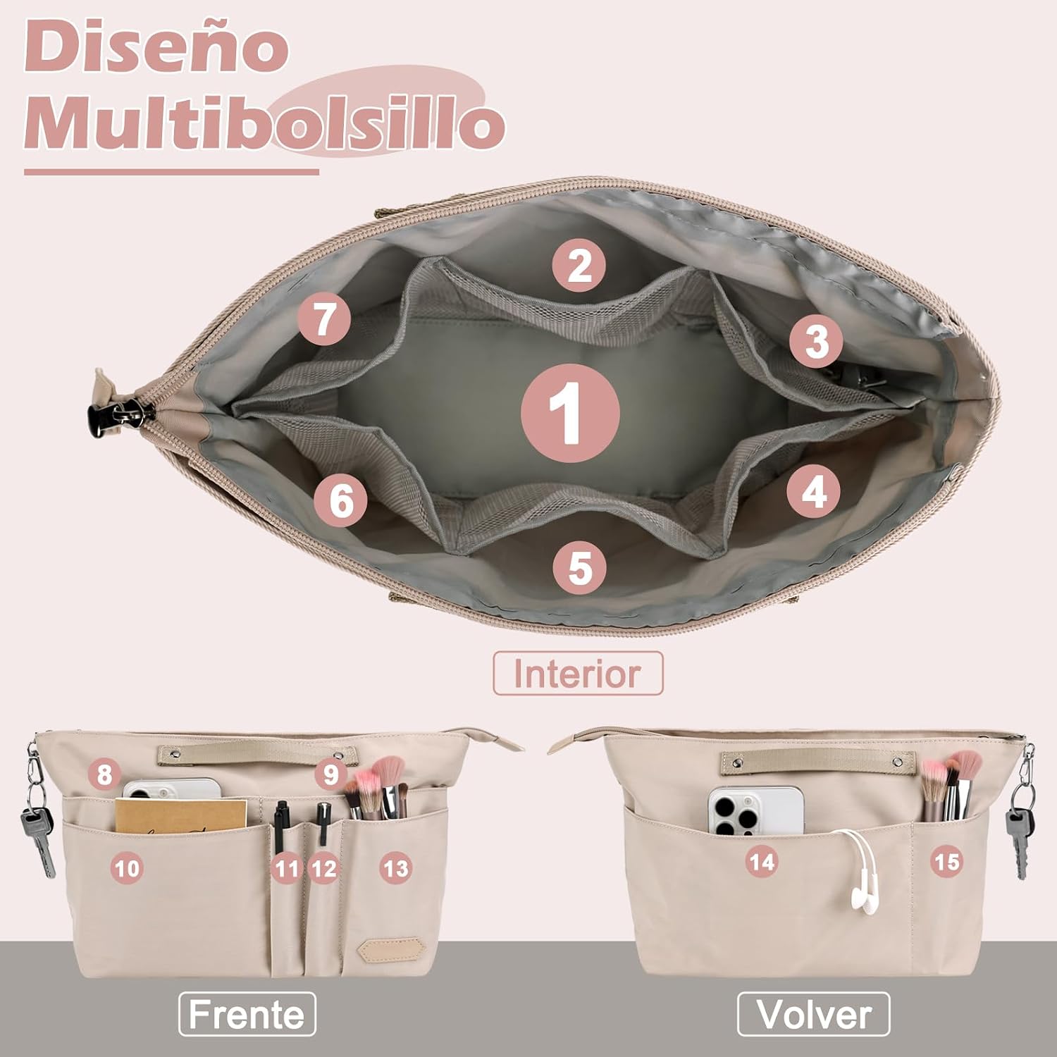 Thumbnail 2 de GADITIEK Organizador de Bolsos M 30x10x20 cm