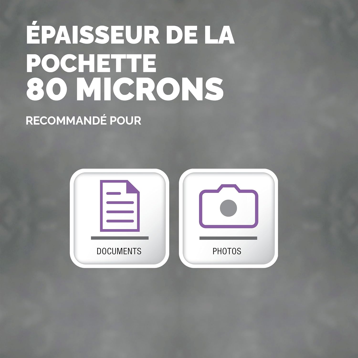 Thumbnail 2 de Fellowes pochettes de plastification Admire adhésives A4 80 microns – lot de 25, finition brillante