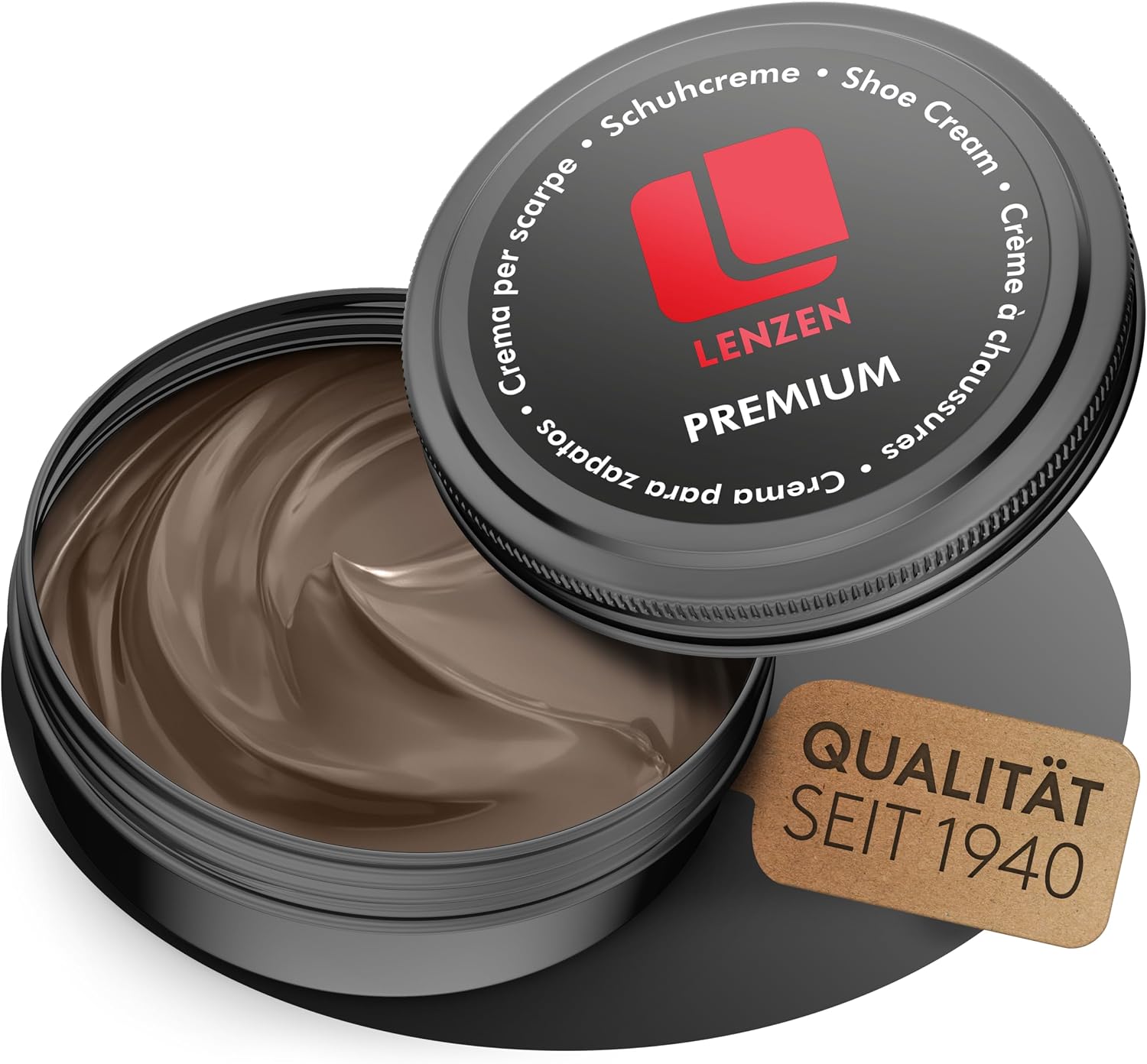 Detalle de Lenzen Premium Cirage à Chaussures Marron