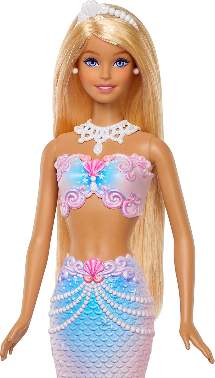 Detalle 1 de Barbie Bubble Sparkle Meerjungfrau-Puppe JLW56