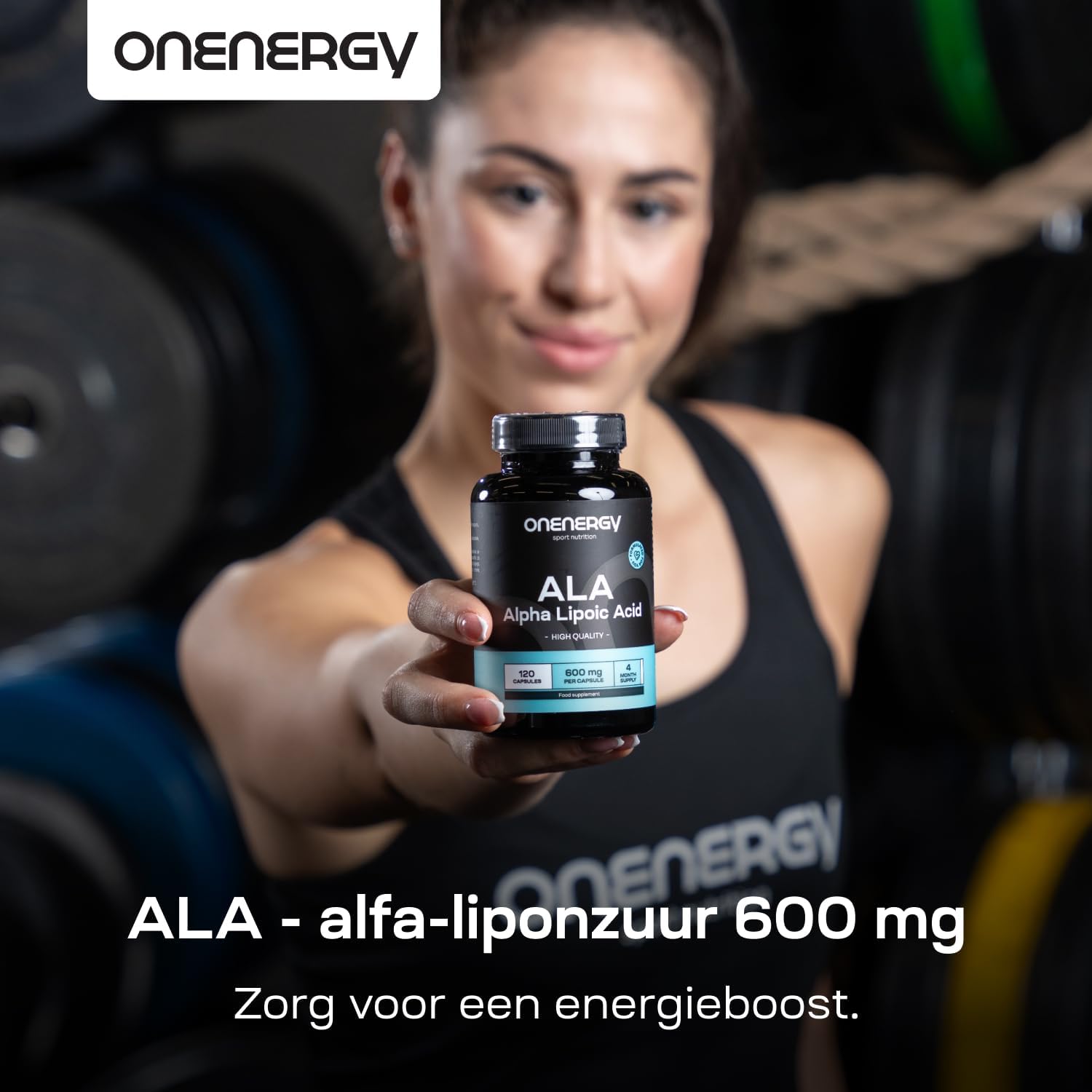 Thumbnail 6 de ONENERGY ALA alfa-liponzuur 600 mg, 120 plantaardige capsules