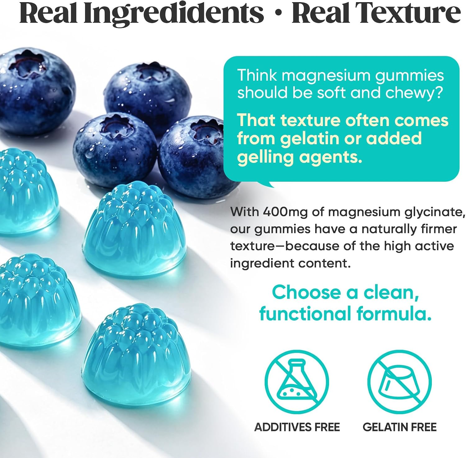 Detalle 1 de Venture Pal Magnesium Glycinate Gummies 400mg