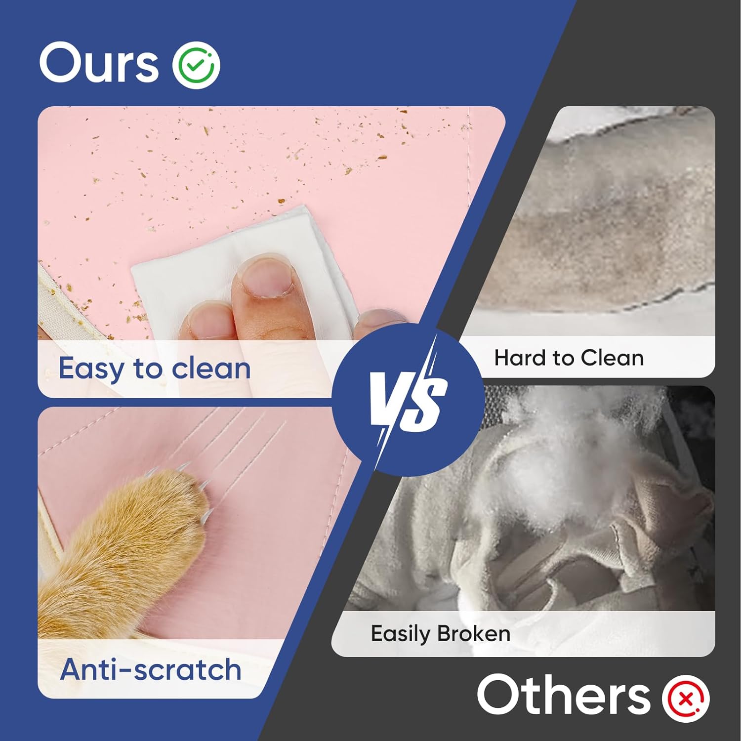 Thumbnail 3 de Supet weiche Halskrause Katze mit Verlängerungspolster – wasserabweisend, verstellbar, kratzfest