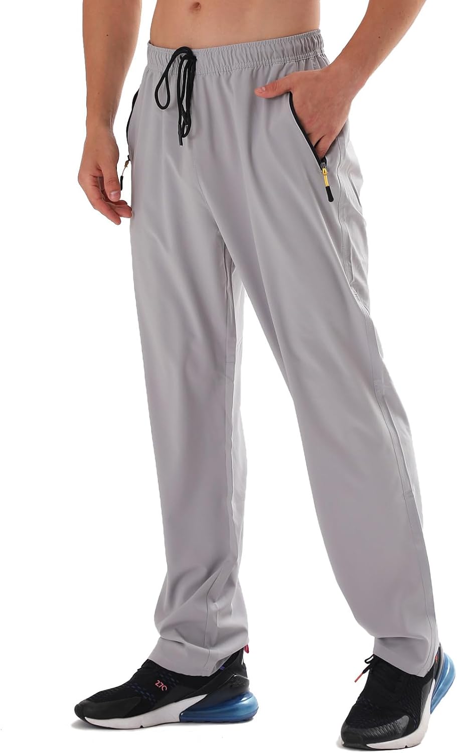 Thumbnail 4 de Men's Elastic Waist Hiking Pants Quick-Dry Water-Resistant
