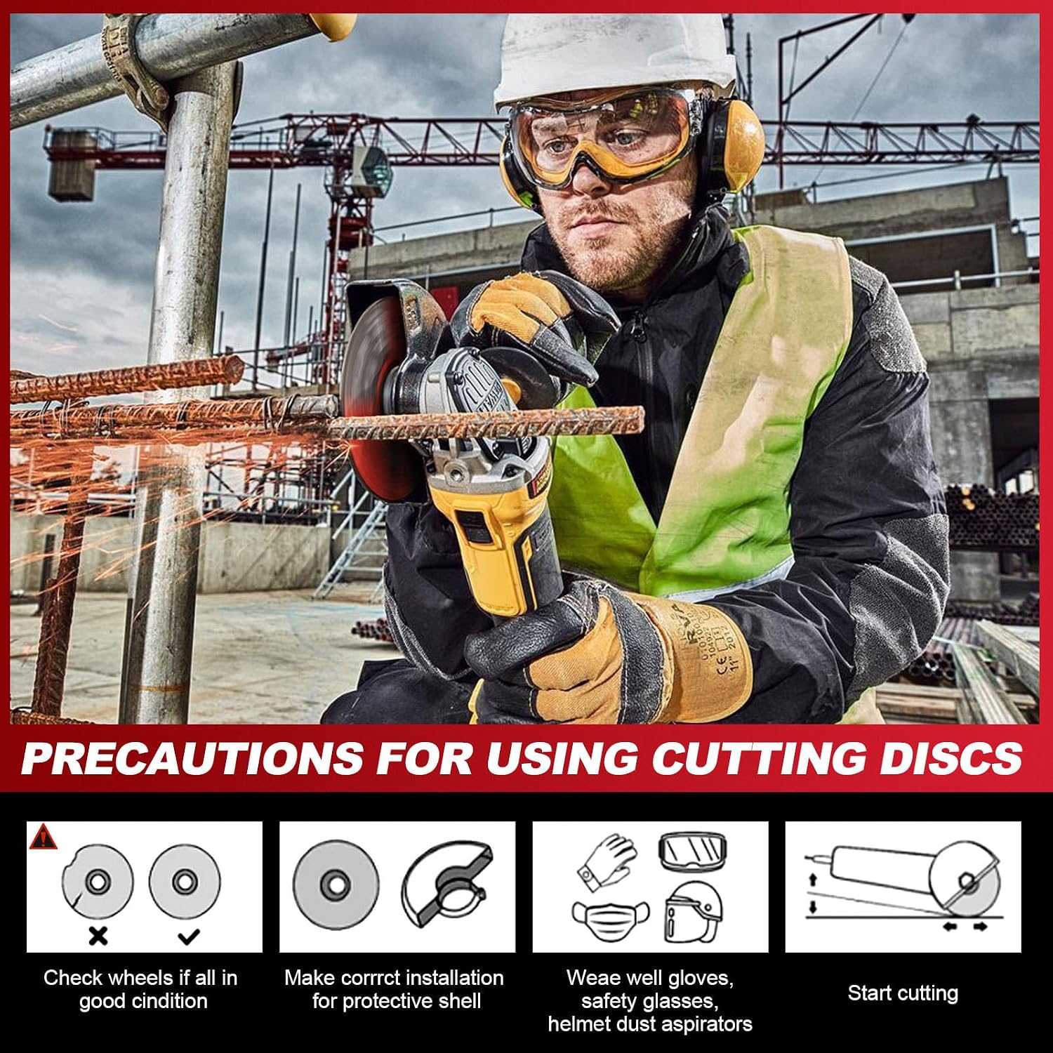Thumbnail 6 de Sbestily Angle Grinder Cut-Off Wheels, 4.5-inch