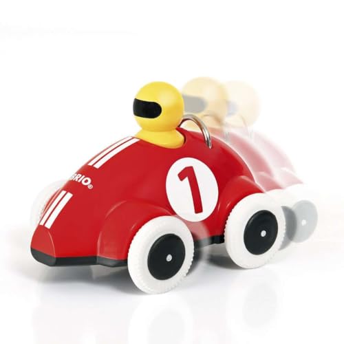Detalle de BRIO 30226 Voiture de course Push & Go rouge ⚙