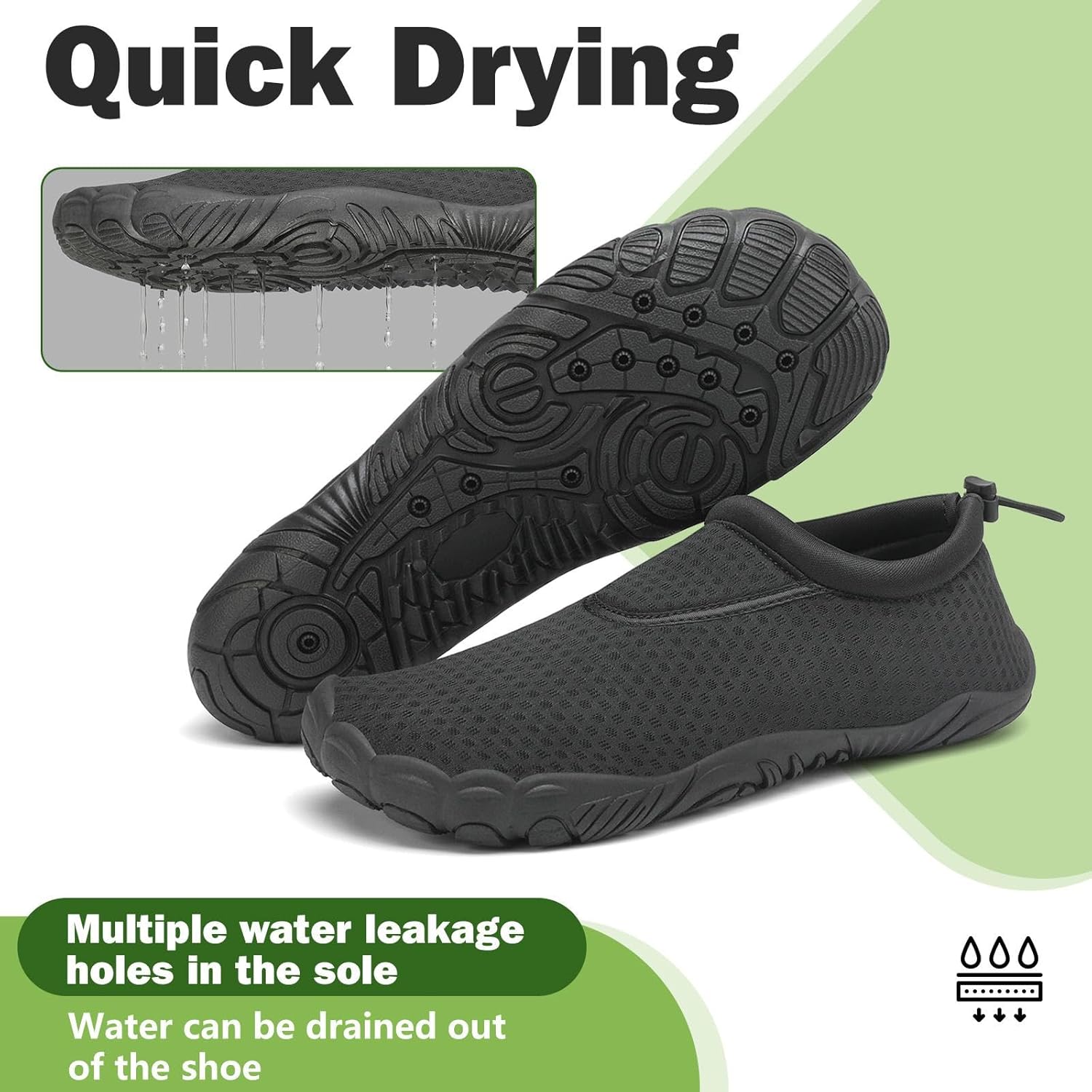 Thumbnail 4 de Mishansha Unisex Badeschuhe – Leicht, atmungsativ und rutschfest (Gr. 36–46)