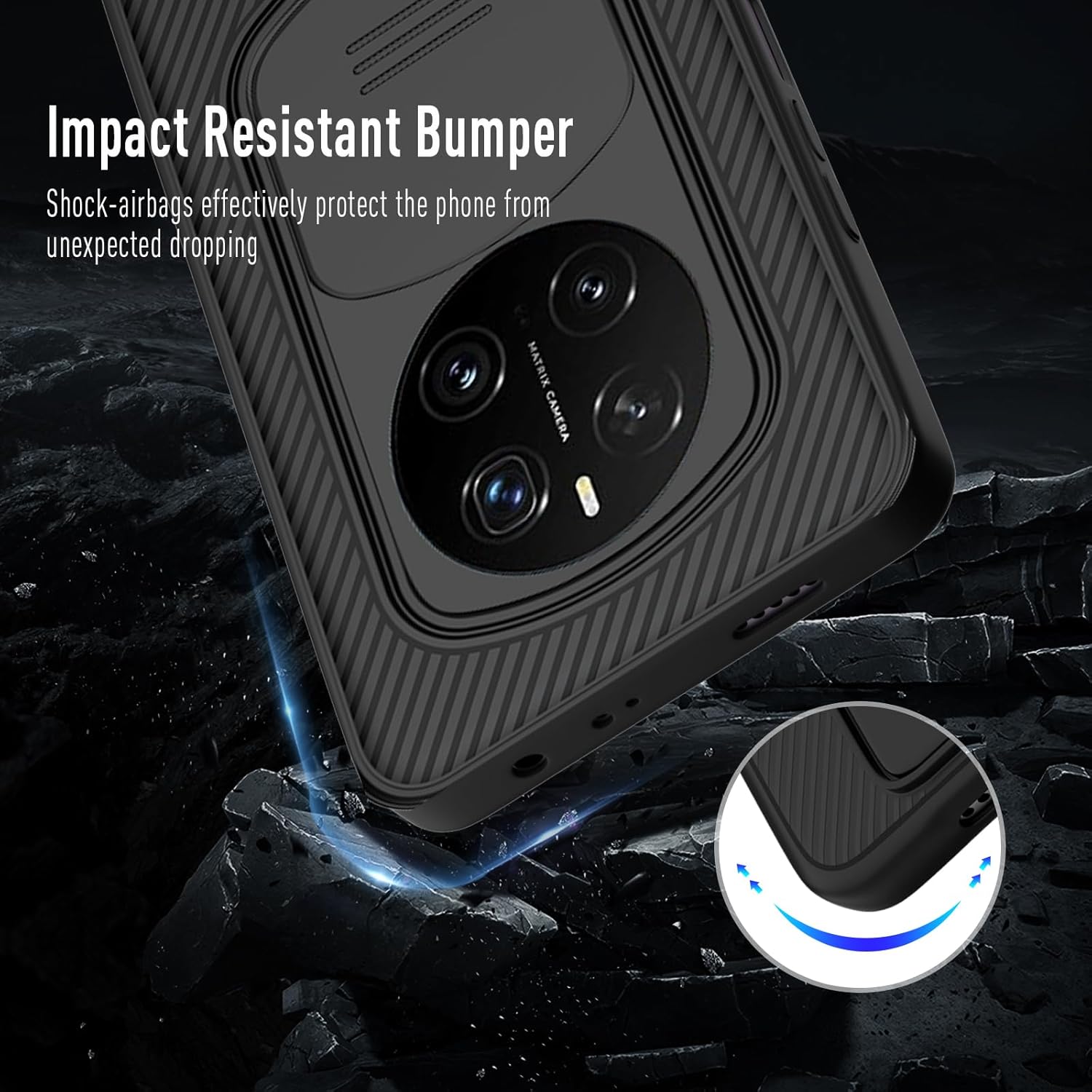 Thumbnail 1 de XTCASE Coque pour Honor Magic 7 Pro — Étui ultra mince avec protection caméra et cache-objectifs