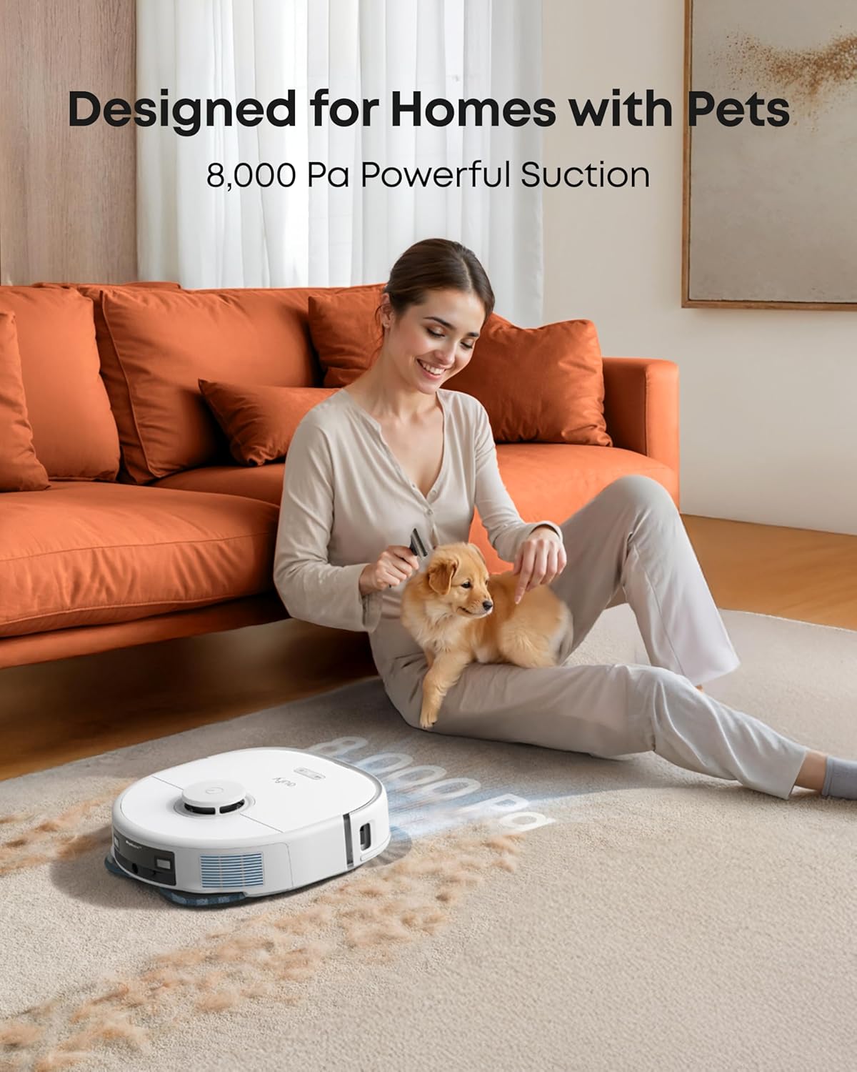 Detalle de eufy X10 Pro Omni Robot Vacuum 8,000 Pa