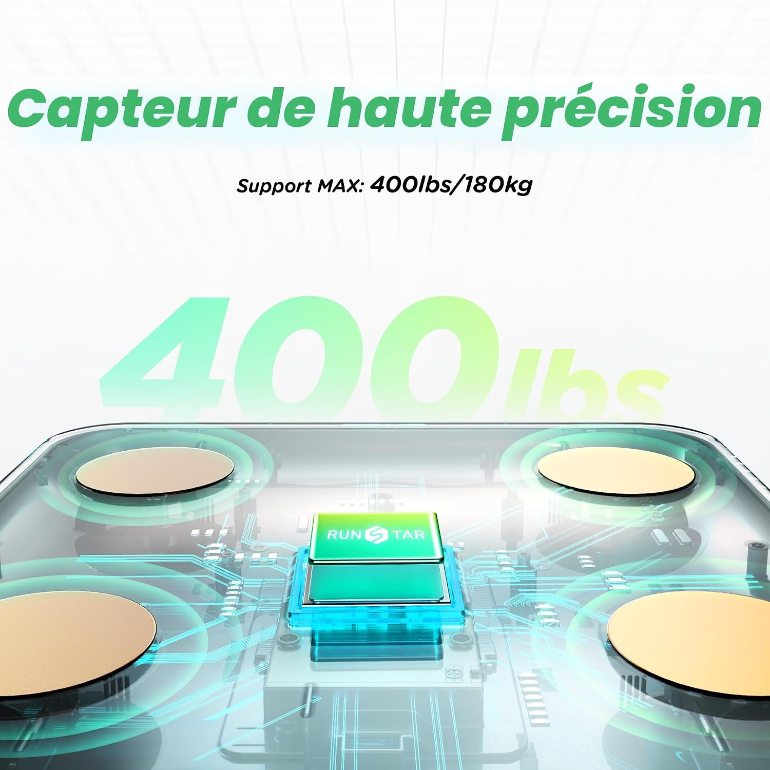 Detalle 2 de Runstar Balance pèse-personne 8-en-1 ⚖