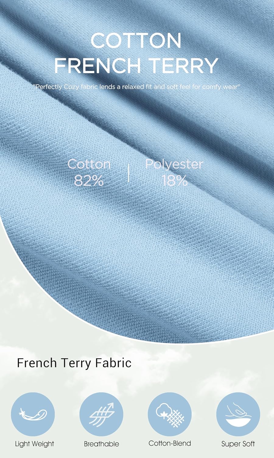 Thumbnail 6 de ODODOS Women's Sweat Shorts with Pockets Cotton French Terry Drawstring