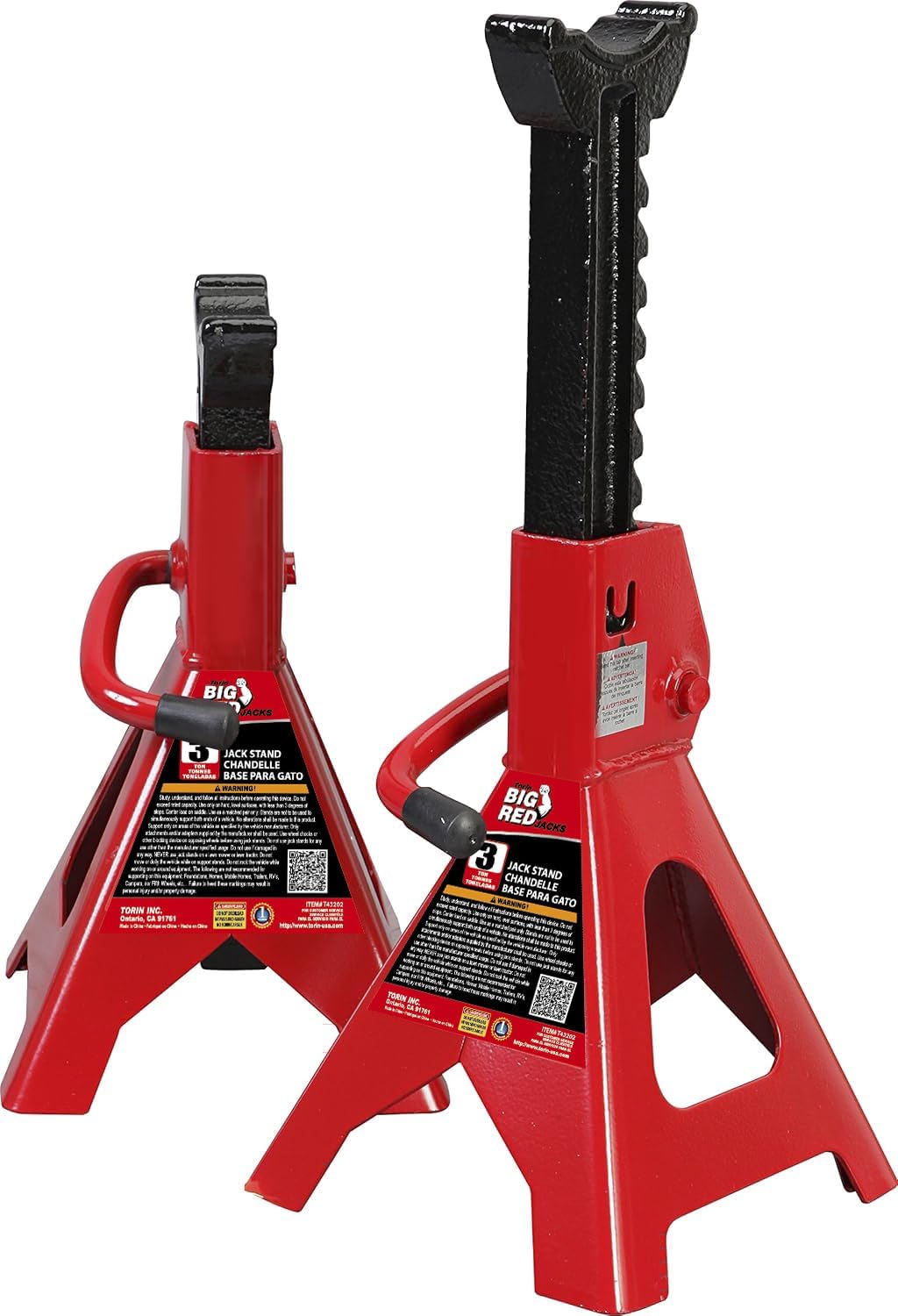 Detalle de BIG RED T43202 3 Ton Jack Stands