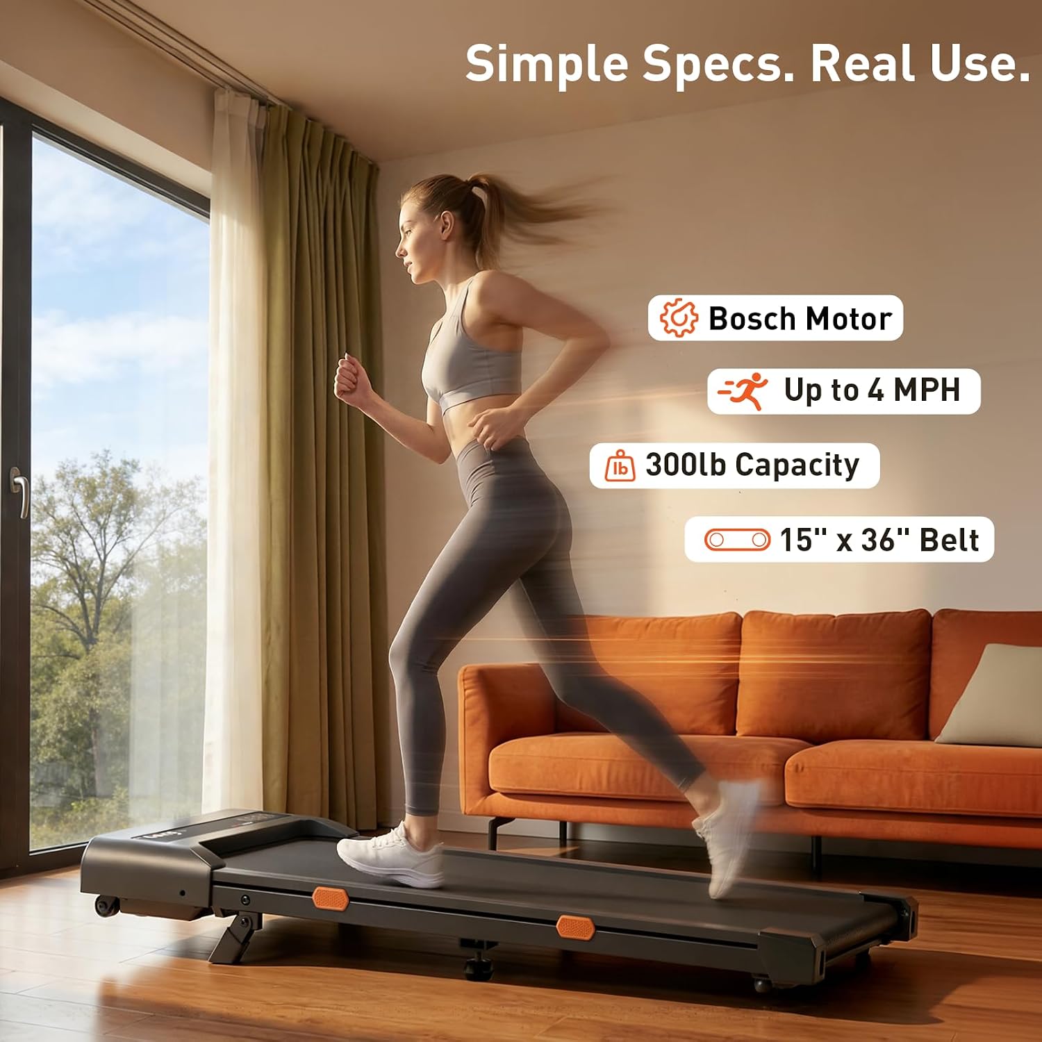 Thumbnail 3 de CYBERGOING T10 Walking Pad Treadmill, 7% Incline, 0.6–4 MPH