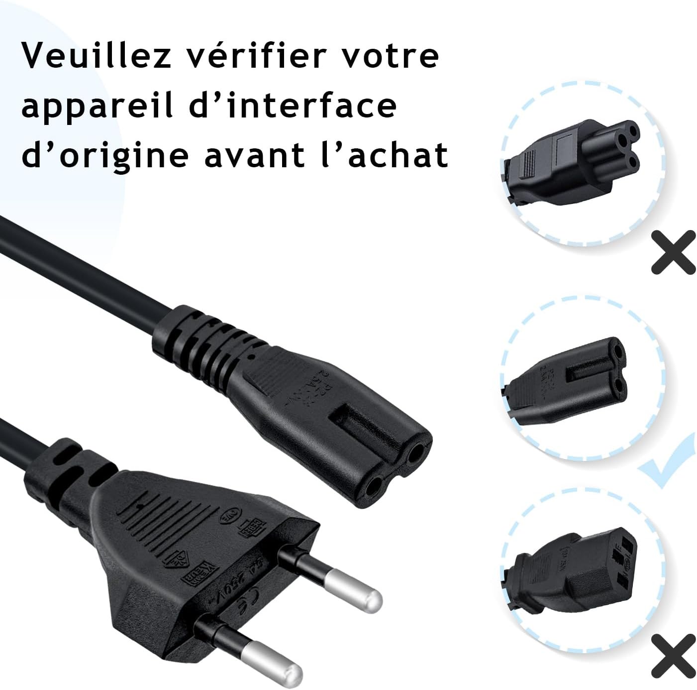 Thumbnail 3 de Mcbazel Câble d'alimentation 3 m 🔌
