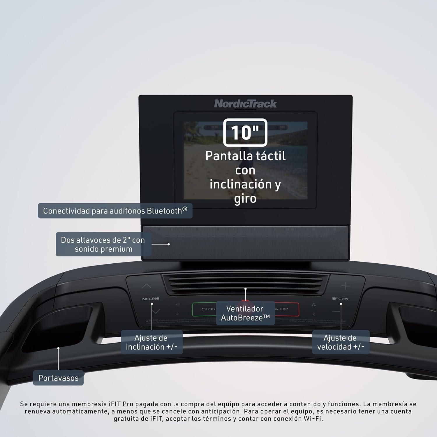 Thumbnail 1 de NordicTrack T Series 10 Treadmill with iFIT Pro Membership
