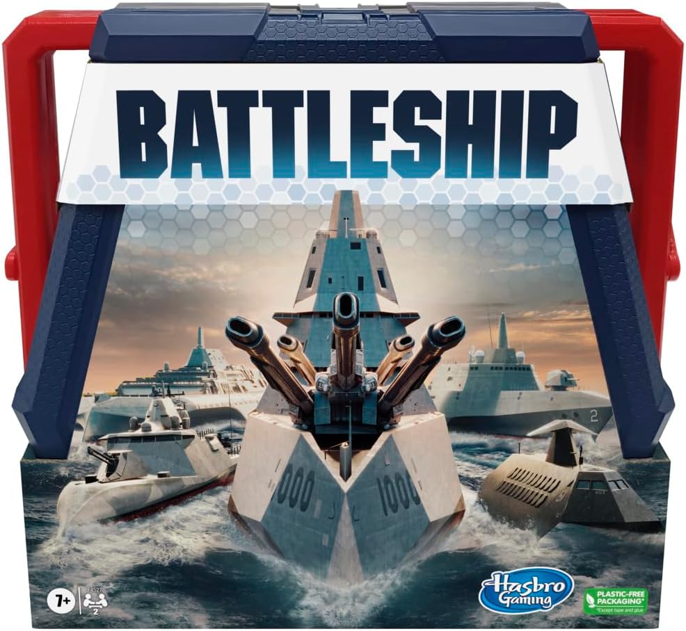 Thumbnail 2 de Hasbro Gaming Affonda la flotta – gioco da tavolo classico di strategia per 2 giocatori dai 7 anni