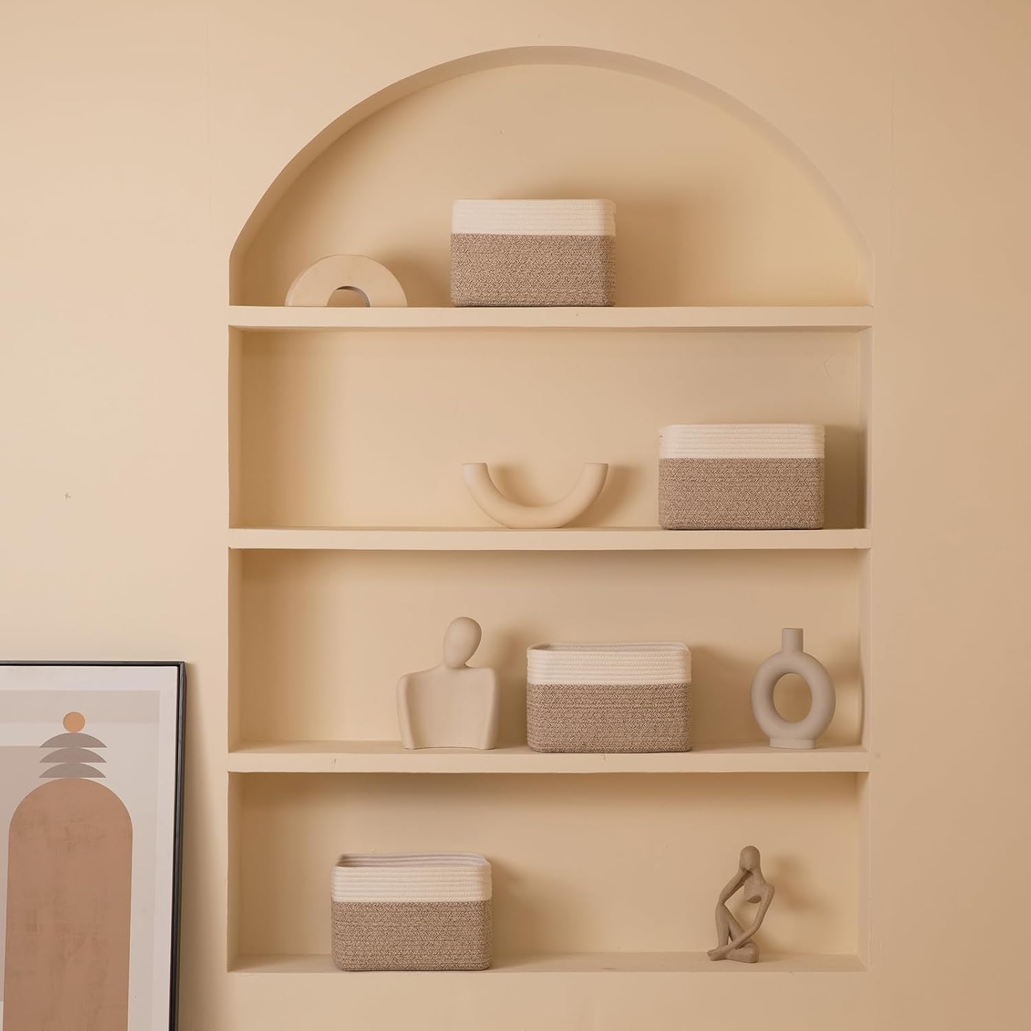 Thumbnail 6 de SIXDOVE 4-Pack Woven Storage Baskets ⚙