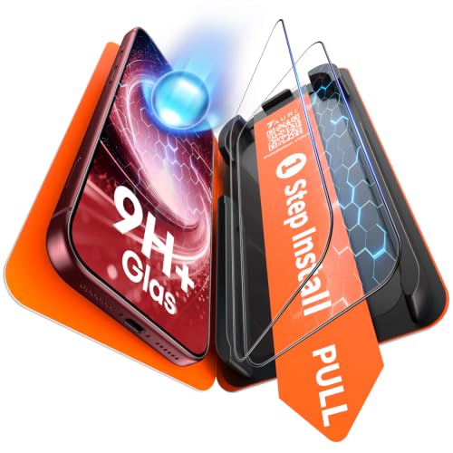 Detalle de TAURI Panzerglas für iPhone 18 Pro 6,3 Zoll – 2er Set