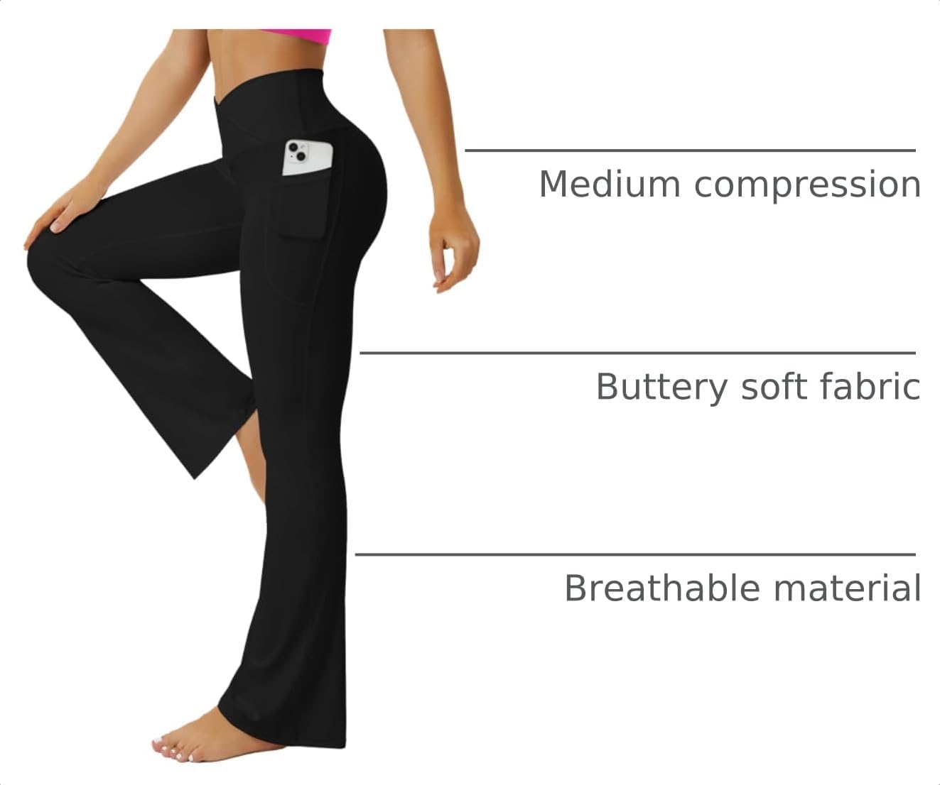 Thumbnail 3 de FOHOFO Flare Yoga Pants