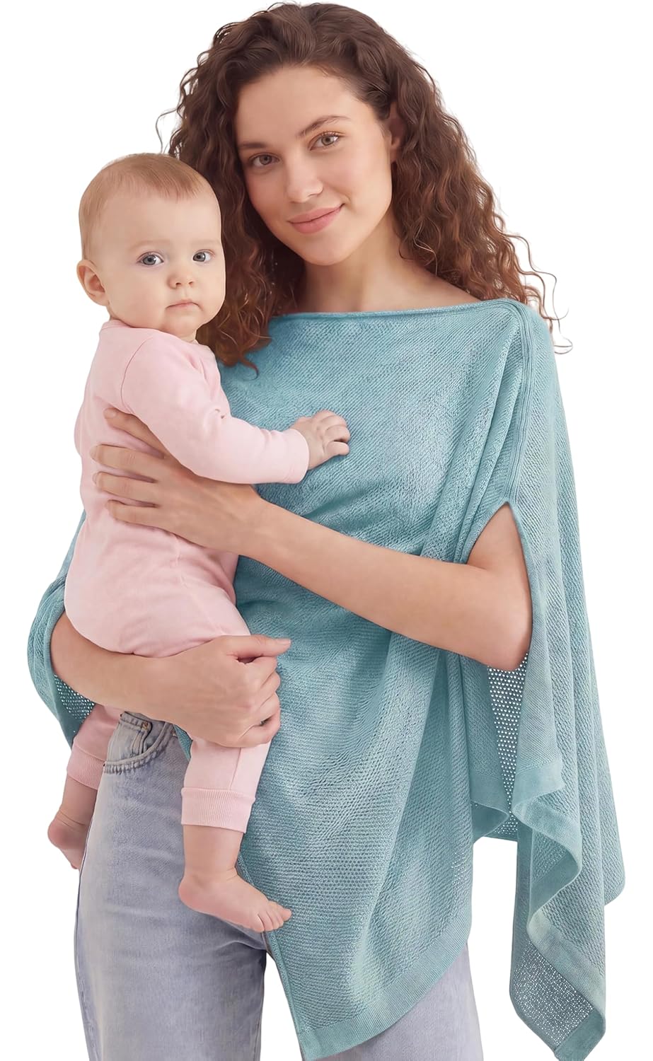 Detalle de PATPAT Nursing Cover Knit Poncho