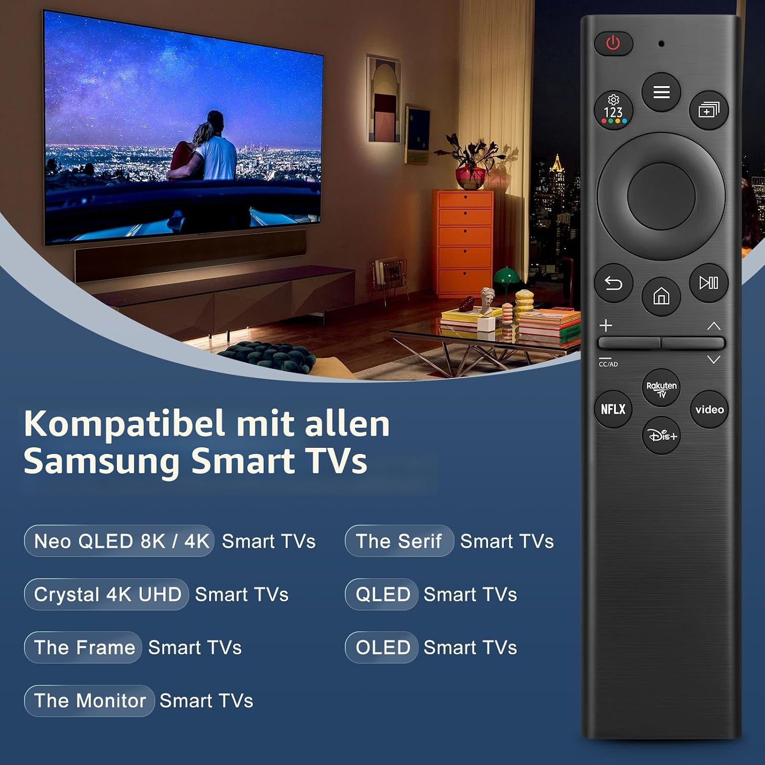 Thumbnail 1 de Samsung Ersatzfernbedienung universal für Smart-TV