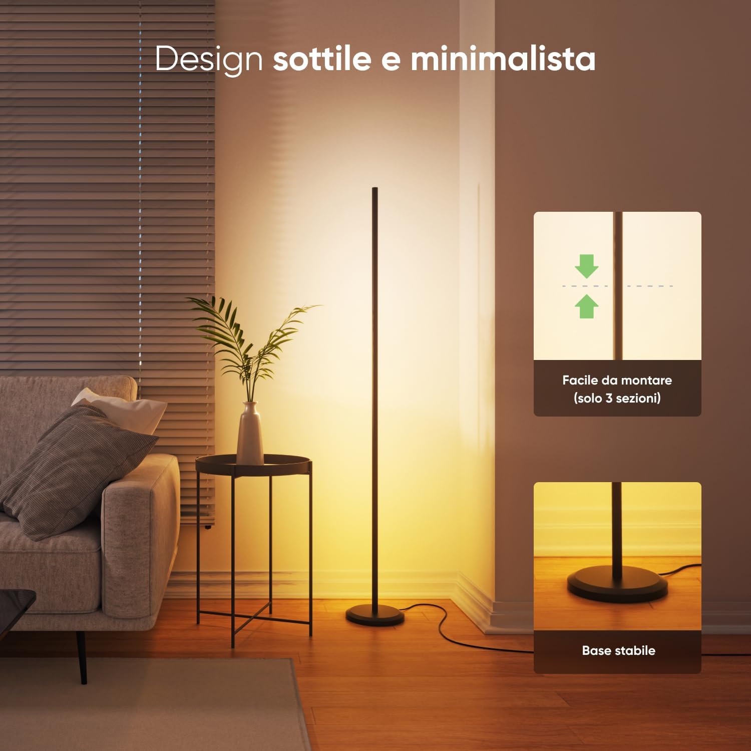 Detalle de Nanoleaf Lampada da Terra LED RGBIC 1700lm